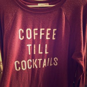 Coffee lovers crew neck